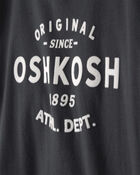 Gar&ccedil;ons - T-shirt &agrave; manches courtes &agrave; imprim&eacute; logo OskKosh - Noir, image 2 sur 3 diapositives