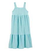 Enfant Robe midi texturée à volants, image 1 sur 5 diapositives
