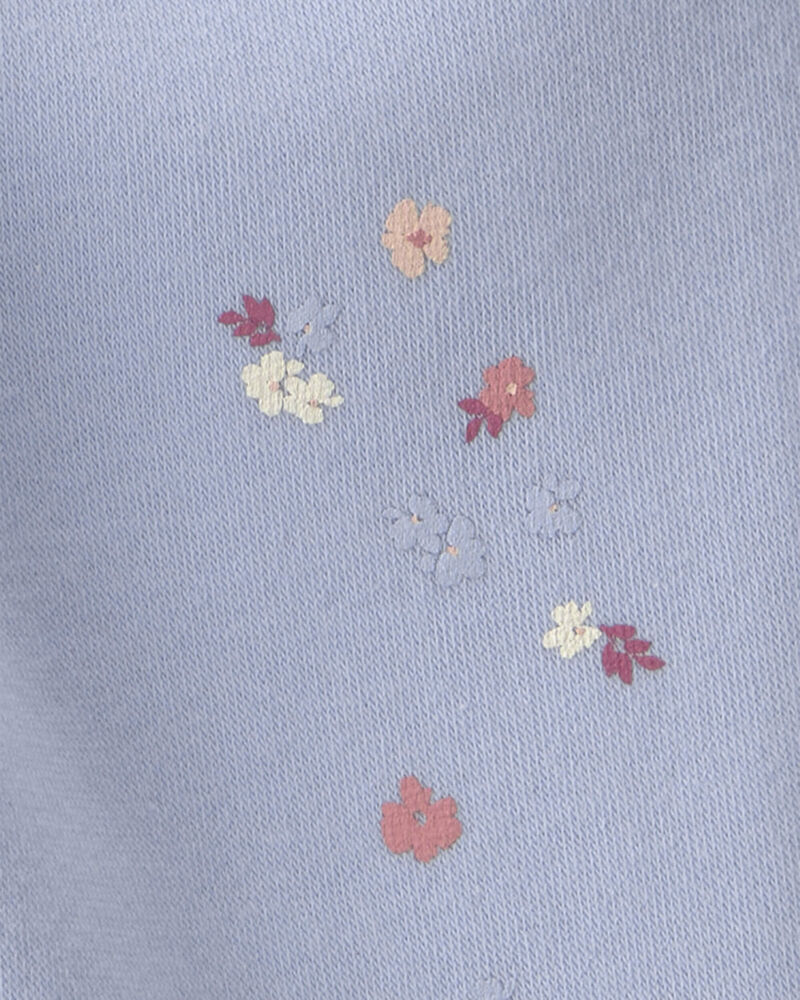 Toddler Girl Fleece Joggers - Blue, image 3 of 4 slides