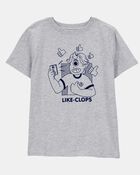 Boys "Like-Clops" Short-Sleeve Graphic Tee - Grey, image 1 of 3 slides