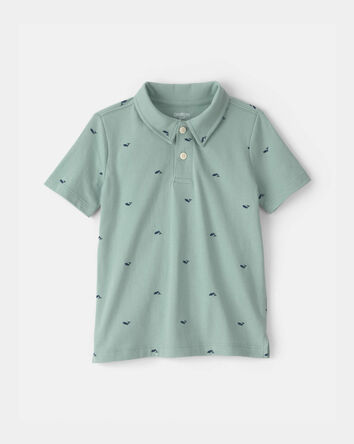 Tout-petit gar&ccedil;on - Polo &agrave; baleine - Vert, 