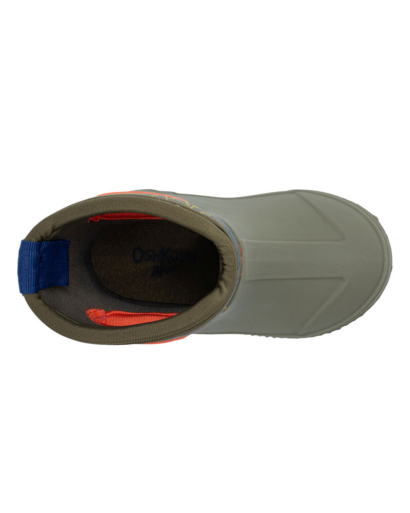 Toddler Boy Mounty Neoprene Snow Boots - Green, image 5 of 6 slides
