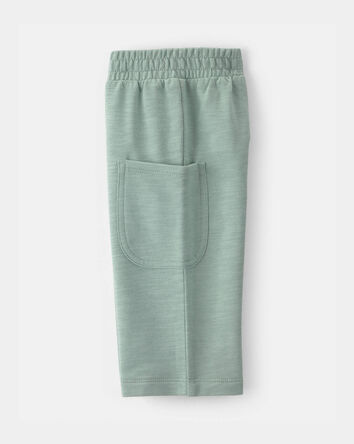 B&eacute;b&eacute; fille - Ensemble 2 pi&egrave;ces haut &agrave; motif floral et pantalon - Cr&egrave;me/Vert, 