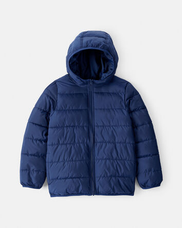 Gar&ccedil;ons - Blouson matelass&eacute; compact mi-&eacute;paisseur - Bleu marine, 