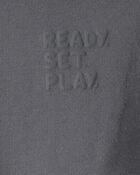 Baby 'Ready Set Play' French Terry Pullover Sweatshirt - Grey, image 3 of 4 slides
