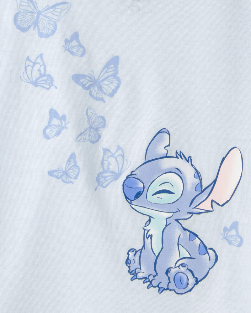 Toddler Girl 2-Piece Disney&copy; Lilo & Stitch Short-Sleeve Pyjama Set - Blue, image 4 of 6 slides