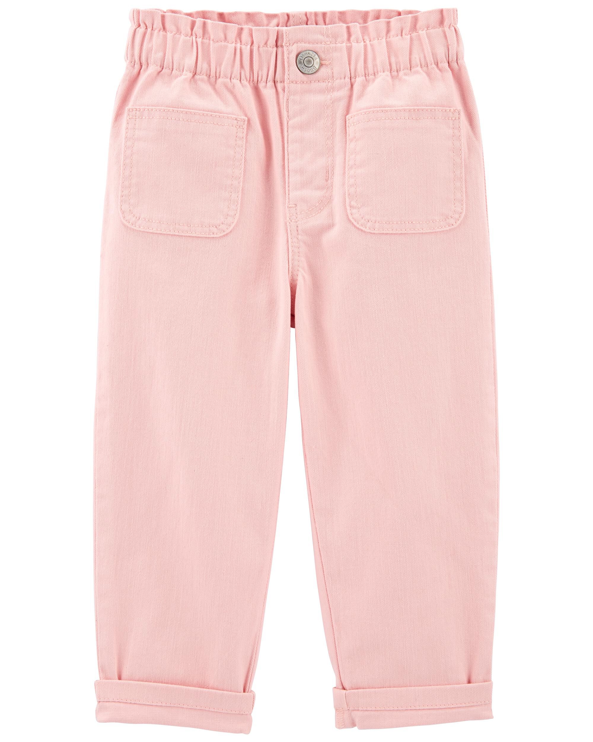 Pink paperbag trousers sale