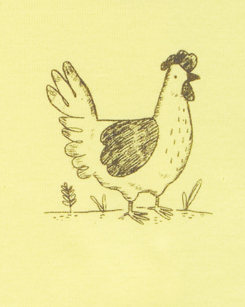 Baby 5-Pack Farm Animals Bodysuits, image 3 of 8 slides