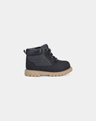 Toddler Boy Fashion Boot - Black, image 2 of 6 slides
