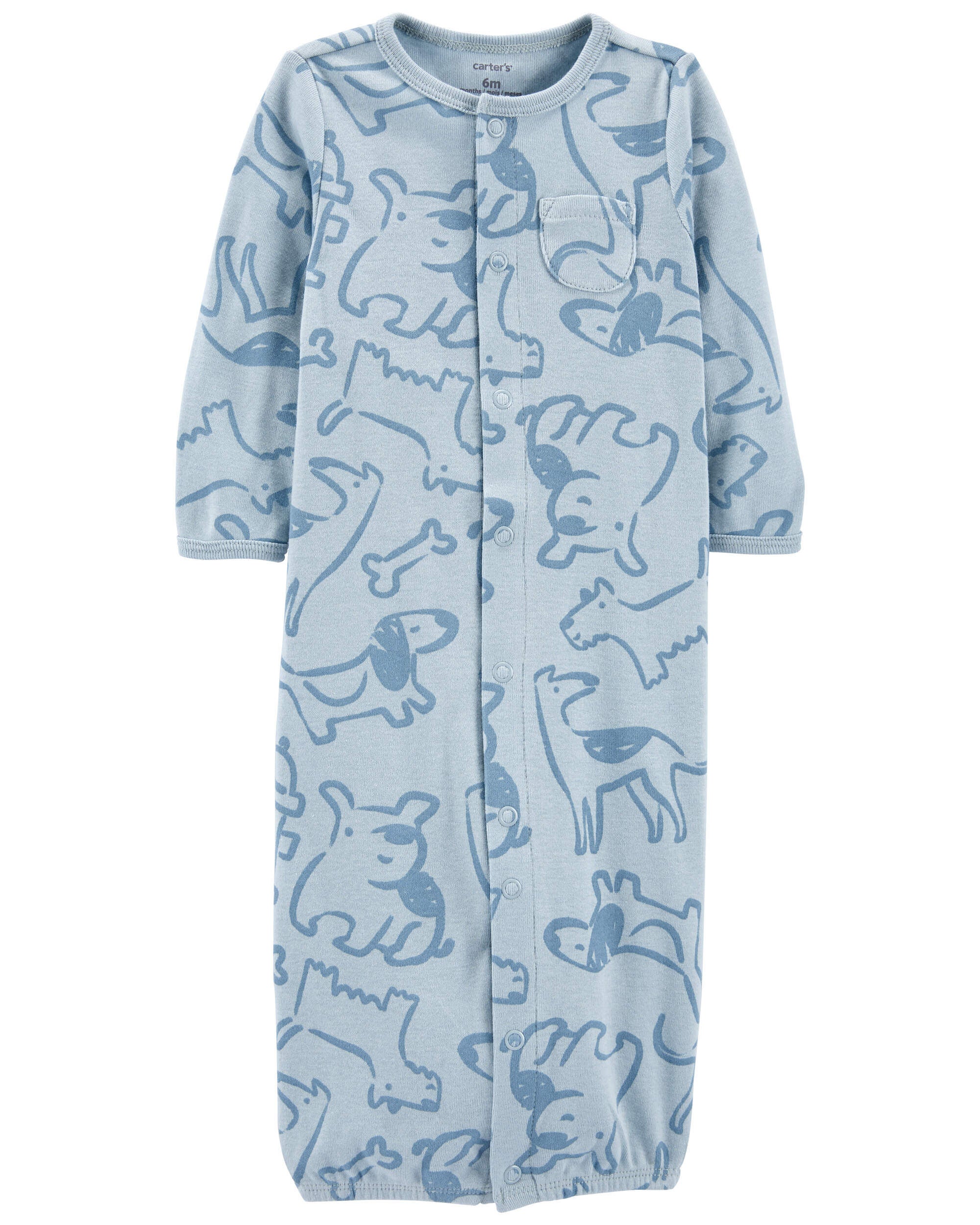 Blue 3 Piece Converter Gown Set Carter s Oshkosh Canada