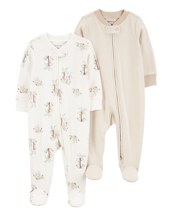 Baby 2-Pack 2-Way Zip Sleepers, 