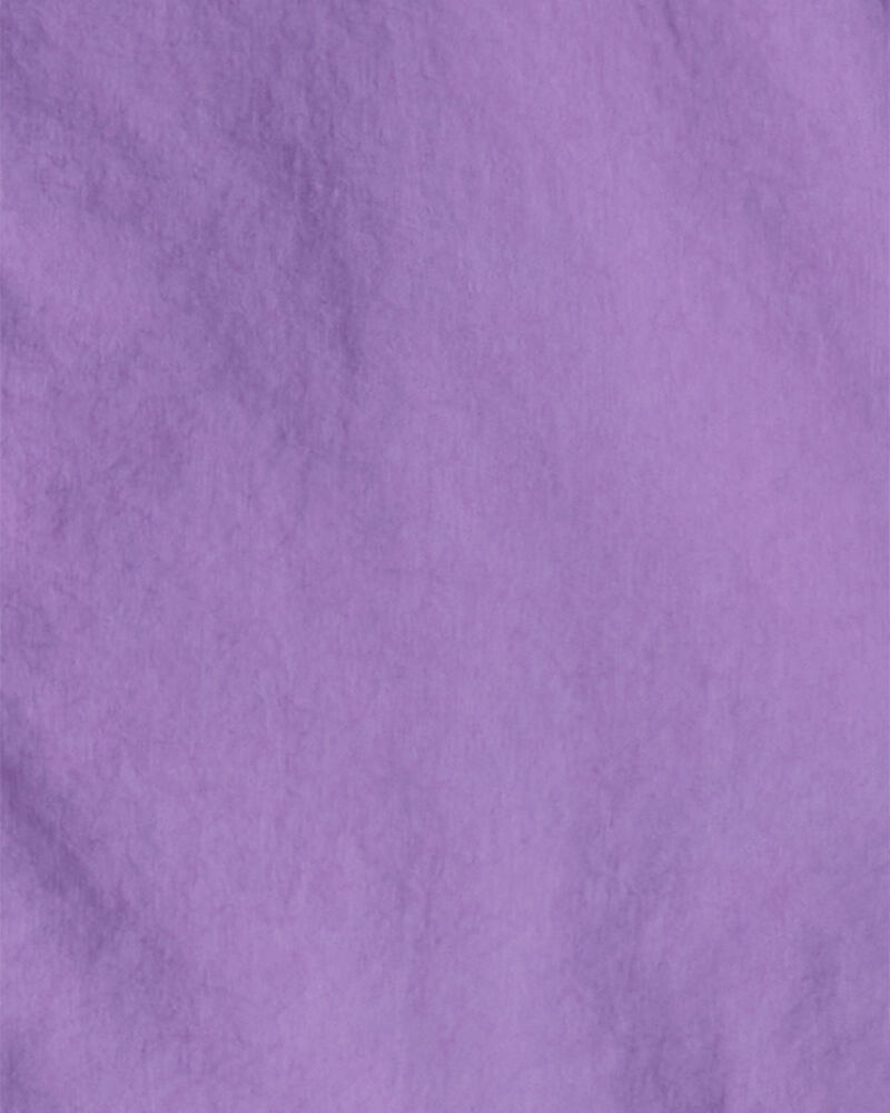 Girls Midweight Peplum Jacket - Purple, image 2 of 3 slides