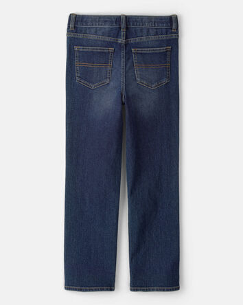 Kid Classic Jeans In Rail Tie True Blue Wash, 