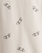 Boys Skateboard Print Long-Sleeve Graphic Tee - Brown, image 2 of 3 slides
