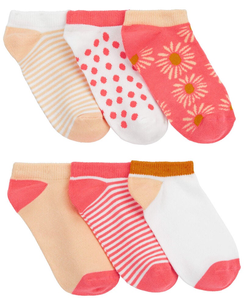 Kid 6-Pack Ankle Socks, image 1 of 2 slides
