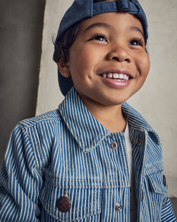 Toddler Hickory Denim Jacket &ndash; Light Wash, 