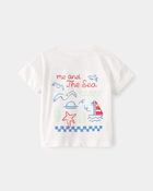 Baby 'Ahoy There' Graphic Tee - White, image 3 of 6 slides