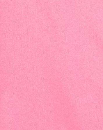 Filles - T-shirt en coton rose, 