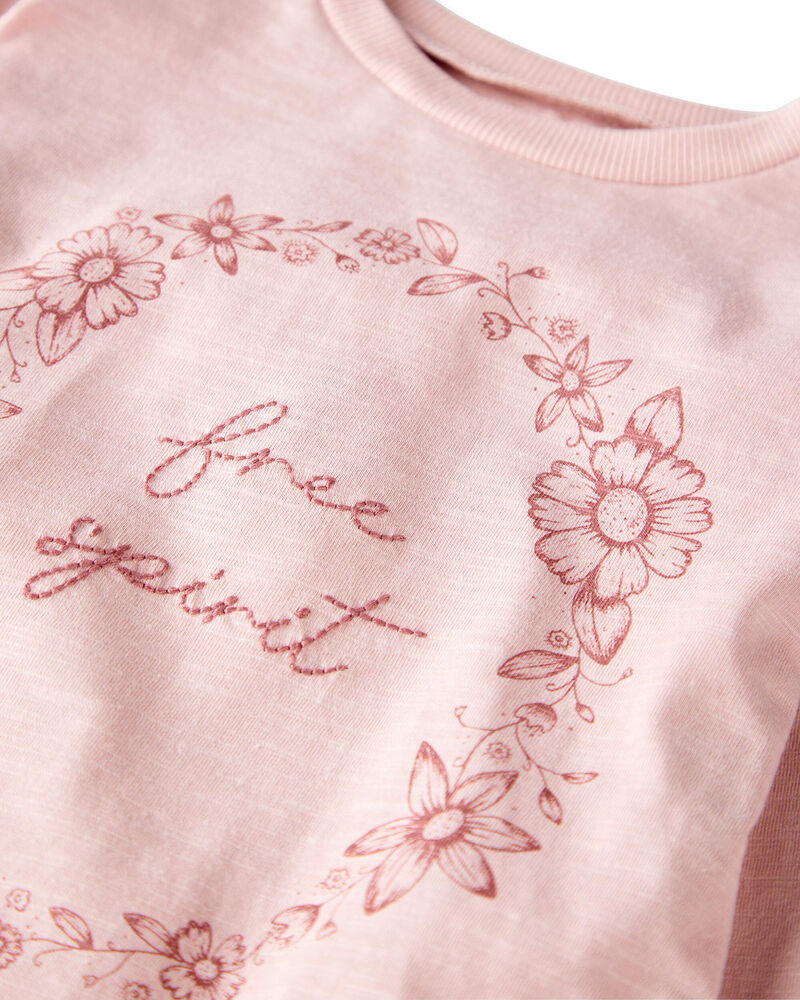 Toddler Organic Cotton Free Spirit Long-Sleeve Jersey Tee, image 2 of 4 slides