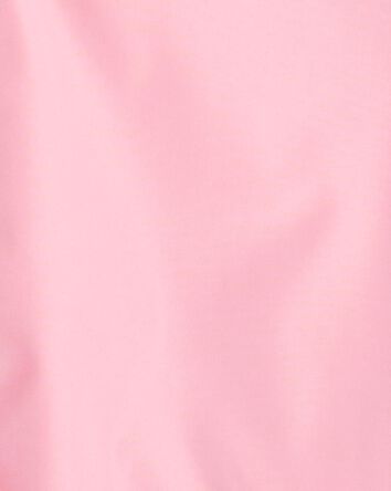 Girls Solid Rain Jacket - Pink, 