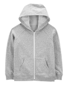 Kid Zip-Up Fleece Hoodie, image 1 of 4 slides