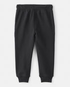 Toddler Boy Fleece Joggers - Black, image 2 of 4 slides