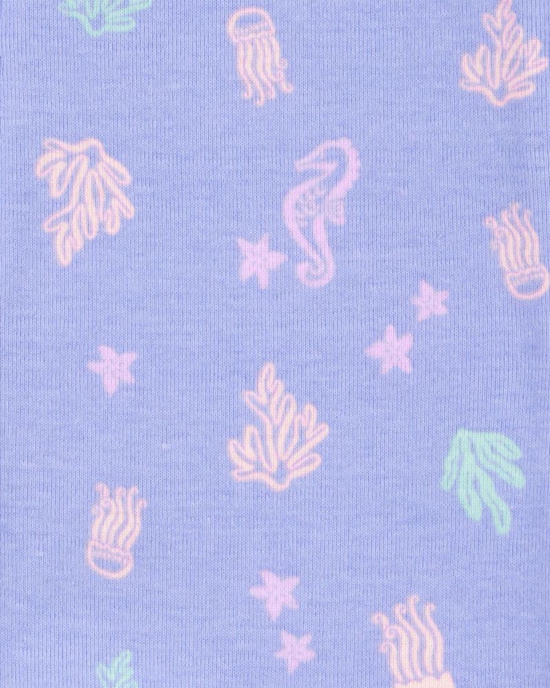 Baby 1-Piece Jellyfish 100% Snug Fit Cotton Footless Pyjamas, image 3 of 4 slides