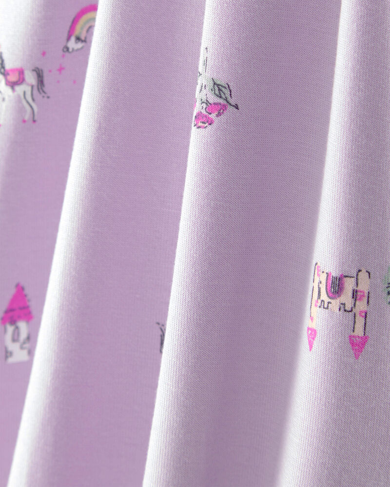 B&eacute;b&eacute; fille - Grenouill&egrave;re PurelySoft &agrave; fermeture &agrave; glissi&egrave;re 2 sens, conte de f&eacute;es - Mauve, image 4 sur 5 diapositives