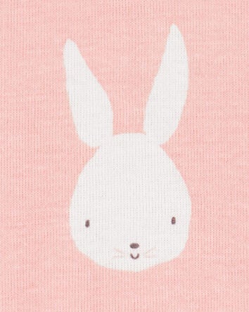 Kid 2-Piece Bunny 100% Snug Fit Cotton Pyjamas - Pink, 