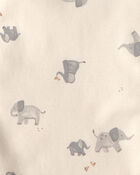 Baby 4-Pack Elephant Burp Cloths, image 2 of 2 slides
