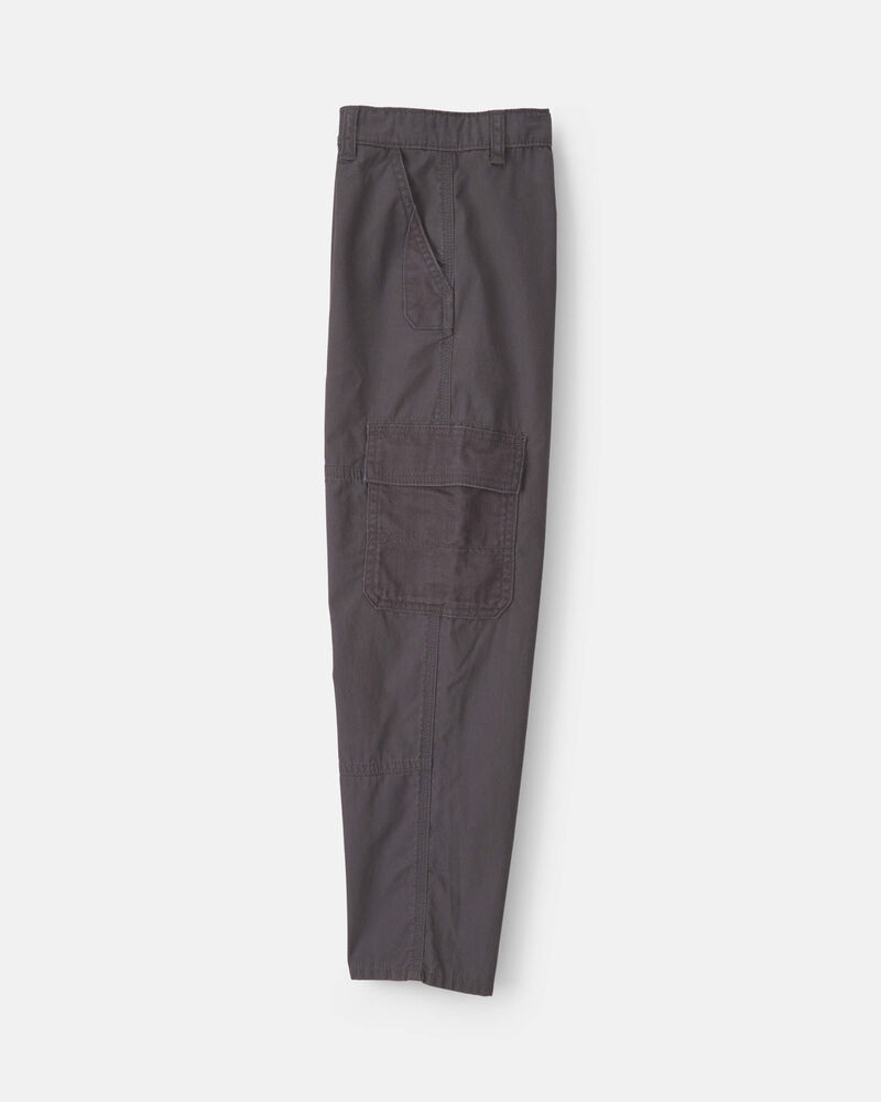 Boys Baggy Cargo Pants - Black, image 3 of 5 slides