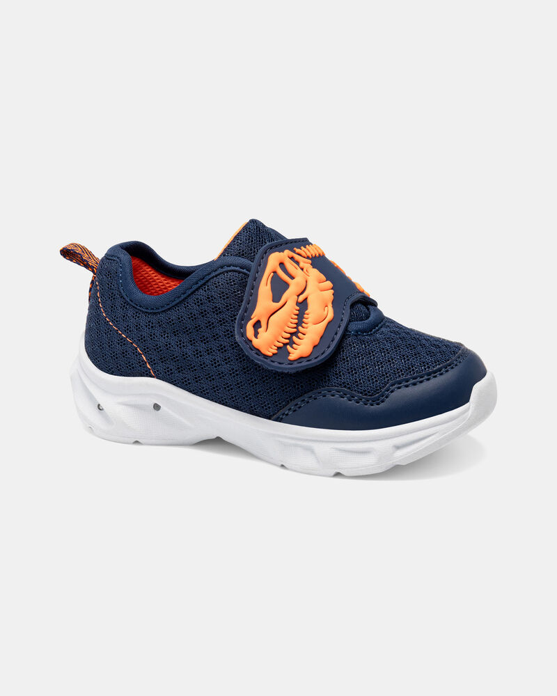 Toddler Boy T-Rex Light-Up Shoes - Navy, image 4 of 5 slides