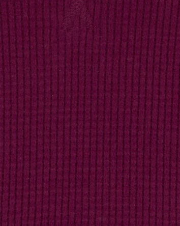 Toddler Solid Thermal Long-Sleeve Shirt - Burgundy, 