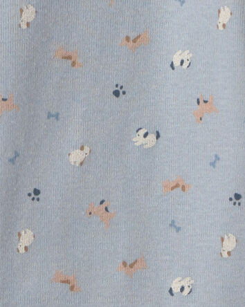 Baby Boy 3-Piece Dog Bodysuit & Pant Set - Blue/Grey, 