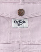Toddler Girl Twill Skirtall - Purple, image 3 of 4 slides