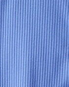 Baby Boy Rib Long-Sleeve Snug Fit Sleeper - Blue, image 3 of 4 slides