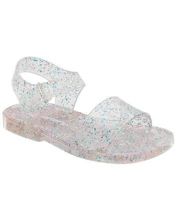 Glitter Jelly Sandals, 