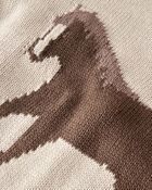 Kid Organic Cotton Horse Sweater Knit, image 2 of 4 slides