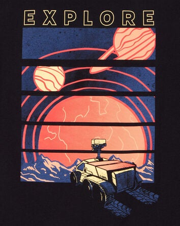 Kid Space Exploration Graphic Tee, 