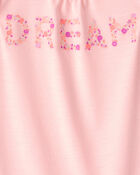 Girls 2-Pack 'Dream' Floral Loose Fit Nightgown - Pink, image 3 of 4 slides