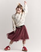 Toddler Dolman-Sleeve Sweatshirt in Park Day Print - Cream, image 5 of 7 slides