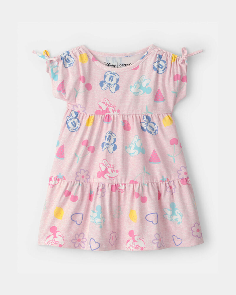 B&eacute;b&eacute; fille - Robe &agrave; imprim&eacute; de fruits et Disney&copy; Minnie Mouse - Rose, image 1 sur 3 diapositives