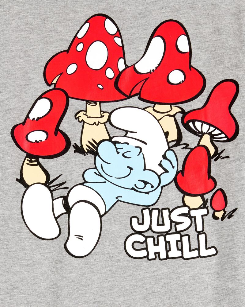 Kid Smurfs Graphic Tee - Grey, image 4 of 4 slides