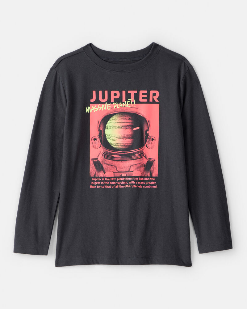 Boys Planet Long-Sleeve Graphic Tee - Black, image 1 of 3 slides