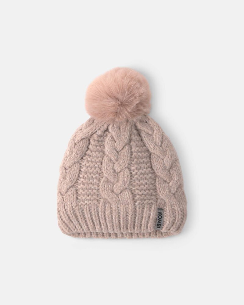 Toddler Girl Kombi Marshmallow Hat - Cream, image 1 of 3 slides