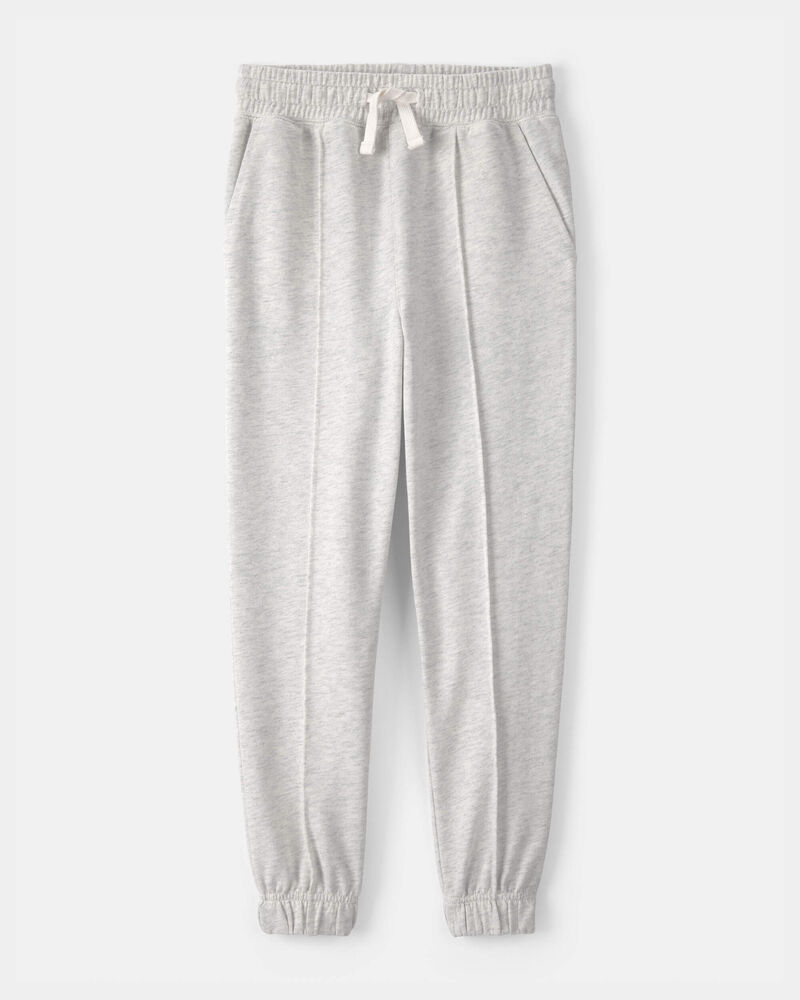 Boys French Terry Joggers - Heather Grey, image 1 of 4 slides