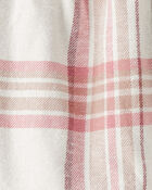 Baby Girl 2-Piece Print Cotton Long-Sleeve Dress Set - Plaid, image 4 of 6 slides