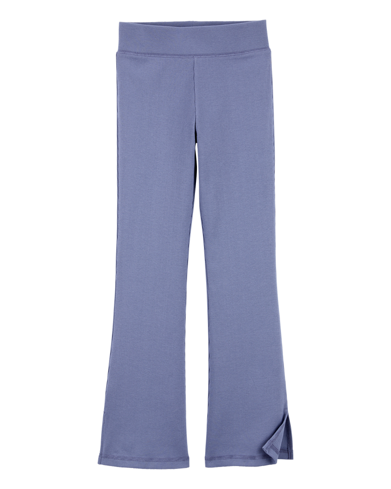 Kid 
High-Rise Ribbed Flare Pants
, image 2 of 5 slides