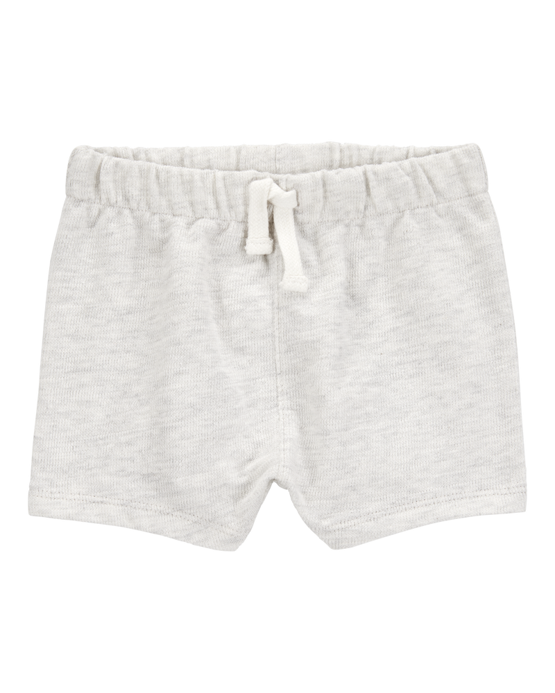 Baby Pull-On Slub Jersey Shorts, image 1 of 4 slides