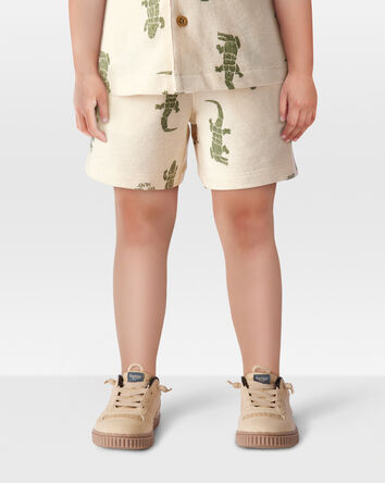 Toddler Alligator Pull-On Shorts, 